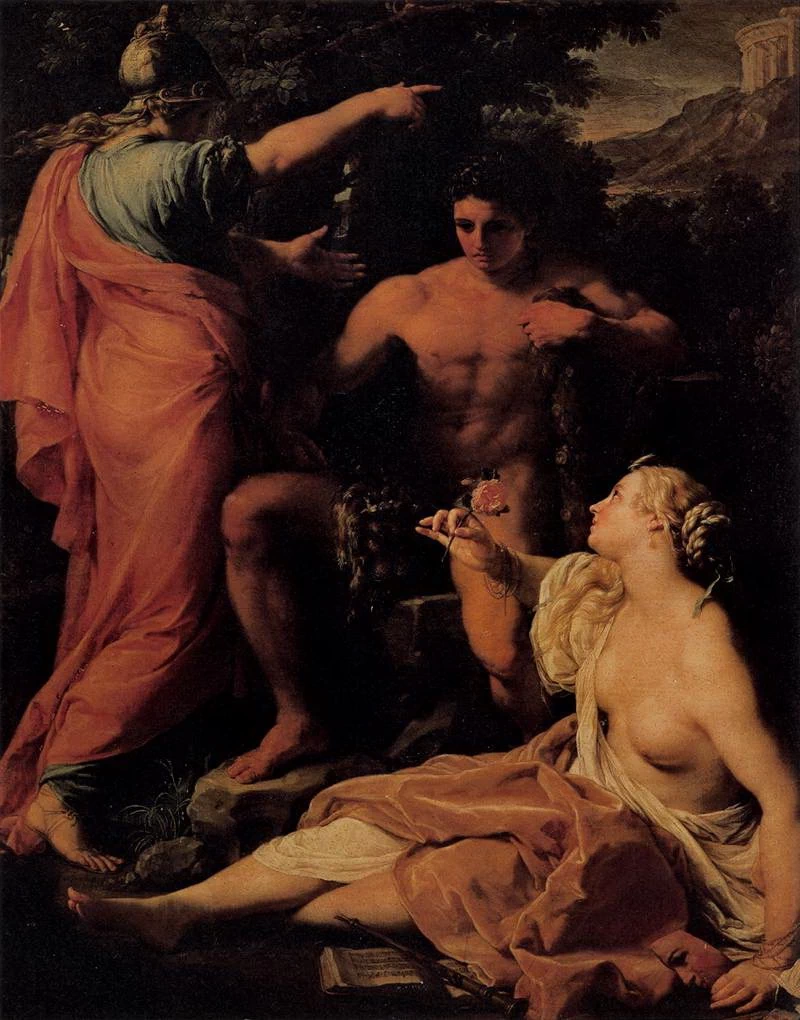 Ercole al bivio - Galleria Palatina (Palazzo Pitti), Florence, Batoni Pompeo